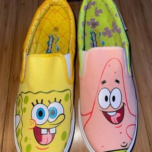 SpongeBob SquarePants Kids Slip-On Shoes - Yellow and Pink